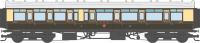 4P-021-103 Dapol GWR Corridor Toplight 1925 Choc.& Cream Lined C